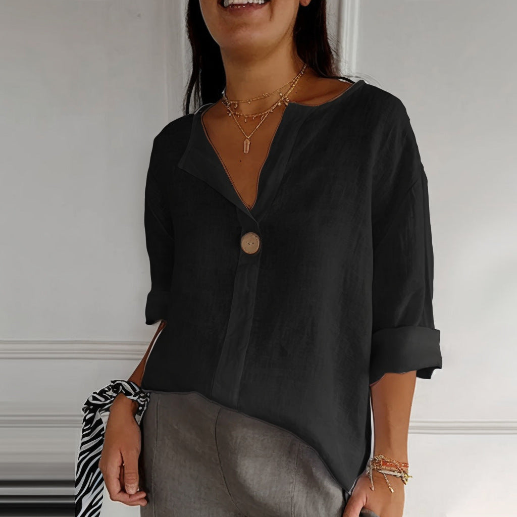 VanillaTOP™ alla moda in cotone e lino